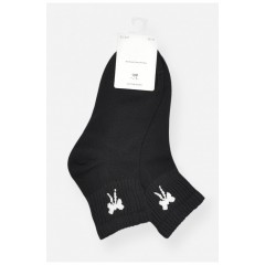 Шкарпетки жіночі демісезонні чорного кольору 200781L
