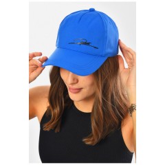 Кепка жіноча синього кольору 201273L