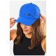 Кепка жіноча синього кольору 201273L