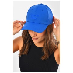 Кепка жіноча синього кольору 201276L