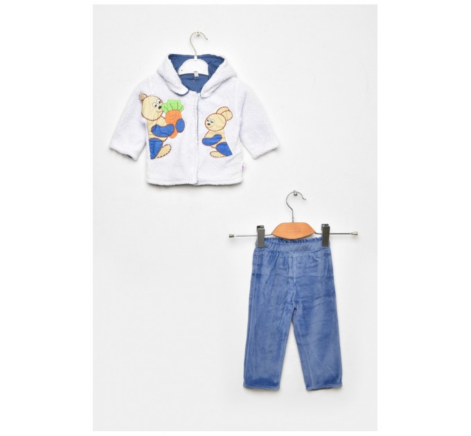 Костюм детский для мальчика белого цвета 201650L