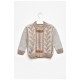 Кофта дитяча для хлопчика бежевого кольору 201719L
