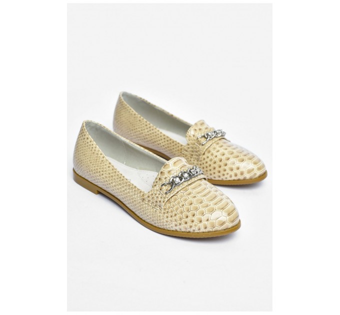 Балетки для дівчинки бежевого кольору 202223L