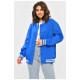 Бомбер жіночий напівбатальний синього кольору 202257L