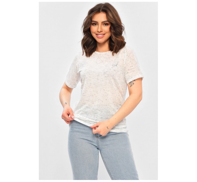 Футболка жіноча подовжена сірого кольору 202490L