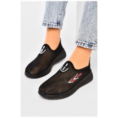 Мокасини жіночі чорного кольору 202501L