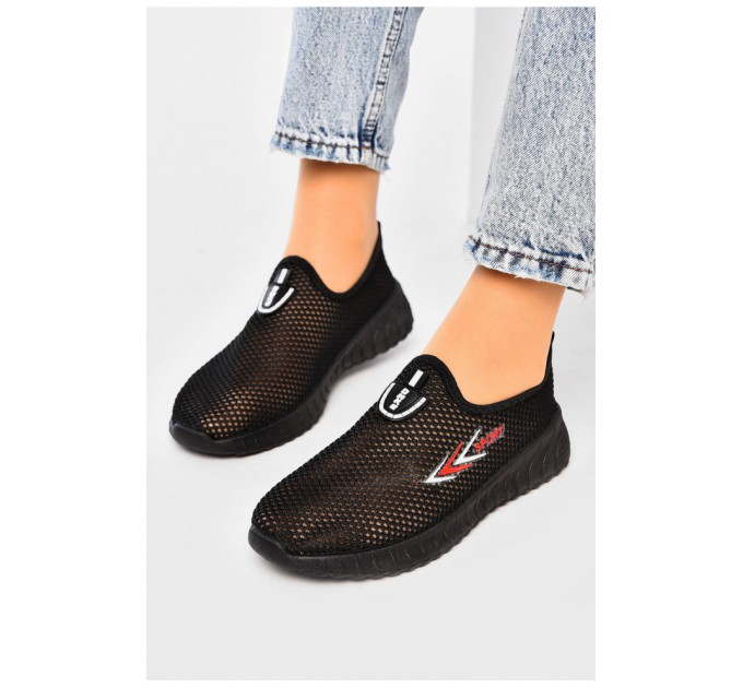 Мокасини жіночі чорного кольору 202501L