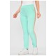 Брюки женские однотонные мятного цвета 202568L