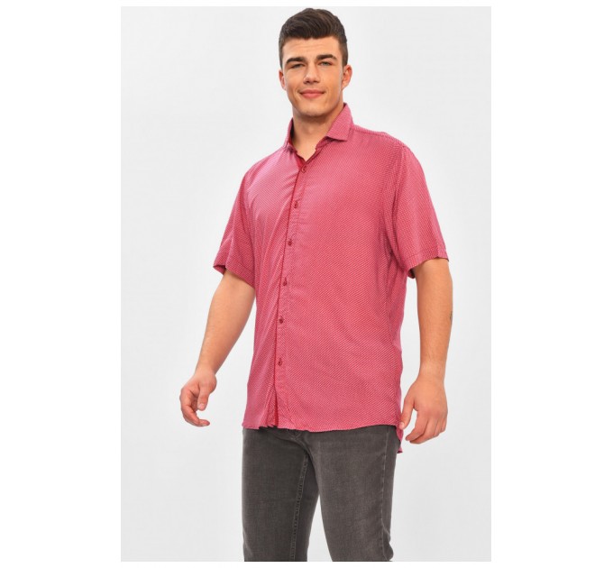 Мужская рубашка темно-розового цвета 202929L
