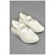 Мокасини дитячі білого кольору 203101L