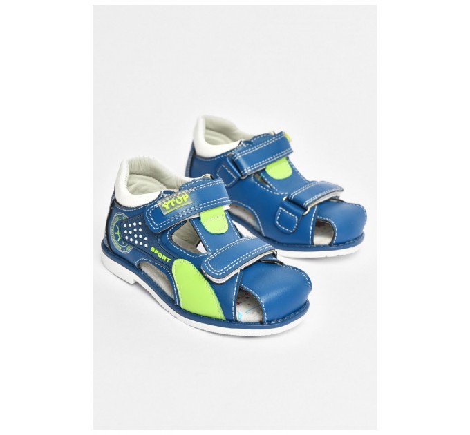 Сандалі дитячі для хлопчика синього кольору 203153L