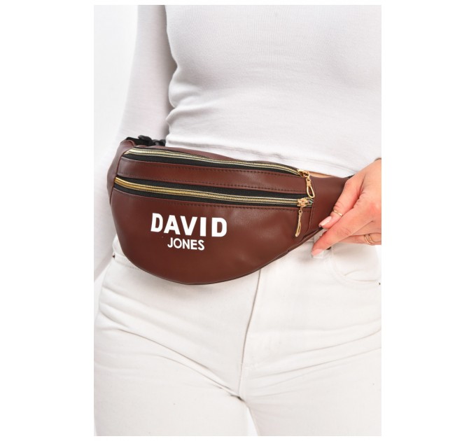 Бананка жіноча коричневого кольору 203272L