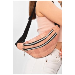 Бананка жіноча пудрового кольору 203280L