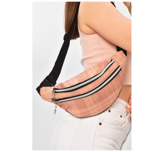 Бананка жіноча пудрового кольору 203280L