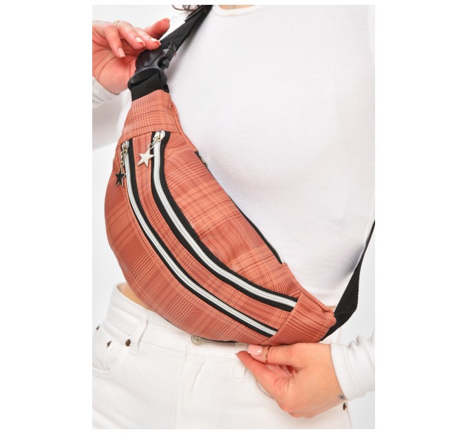 Бананка жіноча темно-рожевого кольору 203299L