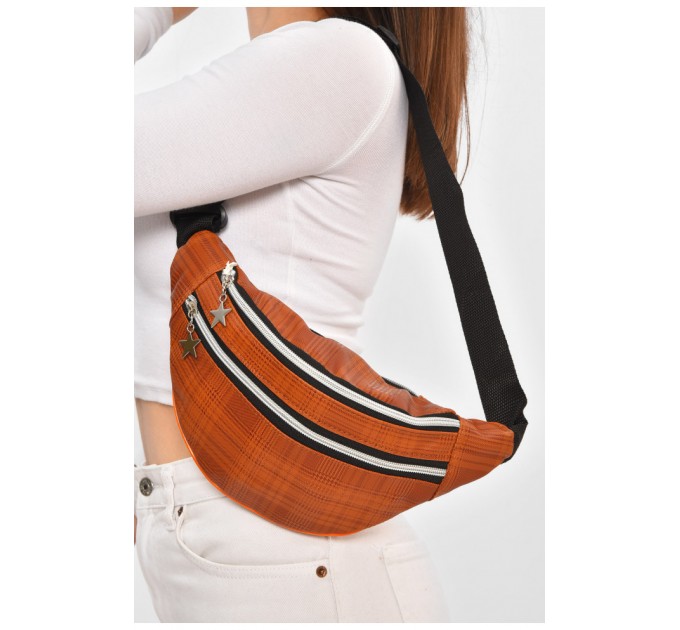 Бананка женская коричневого цвета 203316L