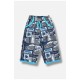 Бриджі для хлопчика блакитного кольору з принтом 203531L