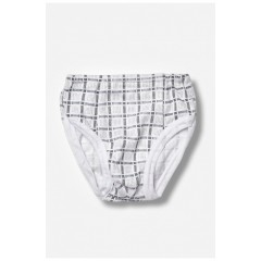 Трусики дитячі для хлопчиків білого кольору з принтом 203580L