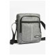 Мужская сумка через плечо текстиль серого цвета 203622L