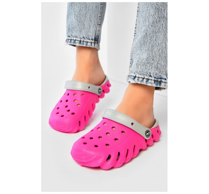 Кроксы женские розового цвета 203771L