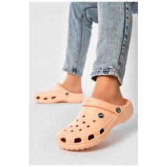 Кроксы женские персикового цвета 203774L