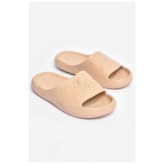 Шльопанці дитячі для дівчинки піна бежевого кольору 203858L