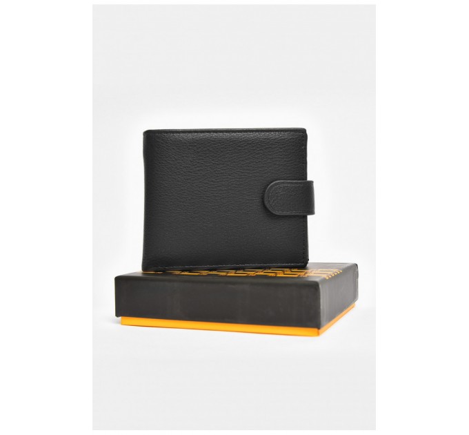 Кошелек мужской из экокожи черного цвета 203943L