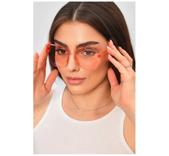 Очки женские светло-розового цвета 204212L