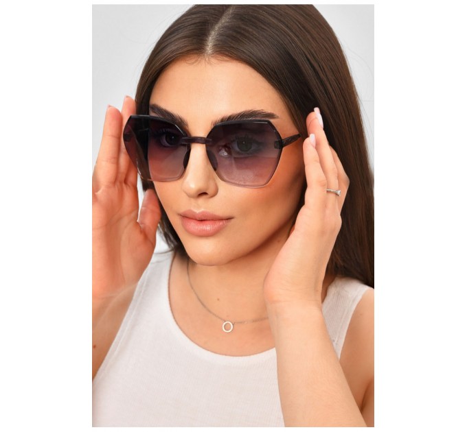 Очки женские черного цвета 204214L