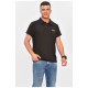 Футболка чоловіча поло чорного кольору 204258L