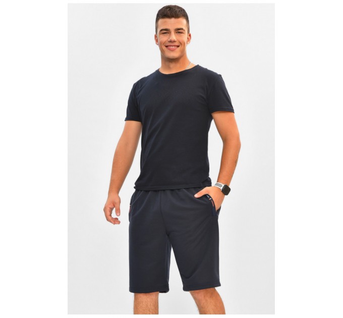 Шорти чоловічі батальні темно-синього кольору 204554L