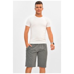 Шорти чоловічі батальні сірого кольору 204556L