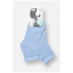 Шкарпетки жіночі демісезонні блакитного кольору 204743L