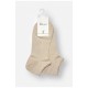 Шкарпетки жіночі спортивні демісезонні бежевого кольору 204759L