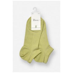 Шкарпетки жіночі спортивні демісезонні оливкового кольору 204760L