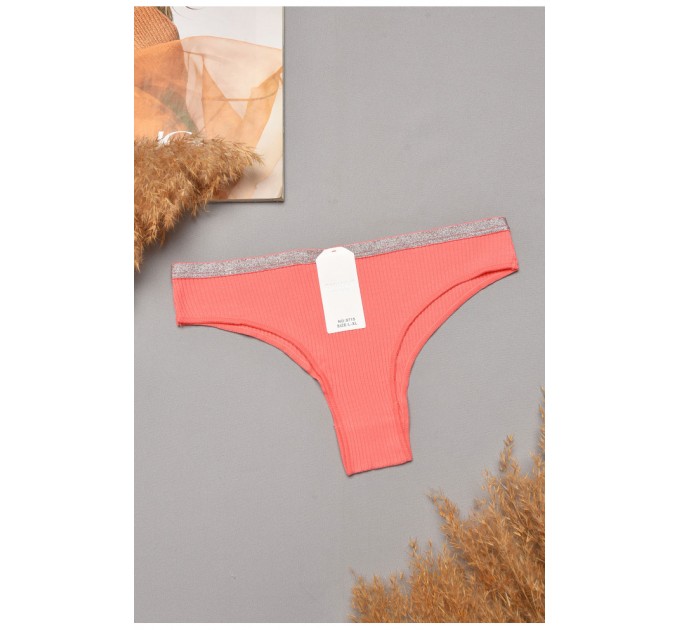 Труси жіночі однотонні рожевого кольору 204856L