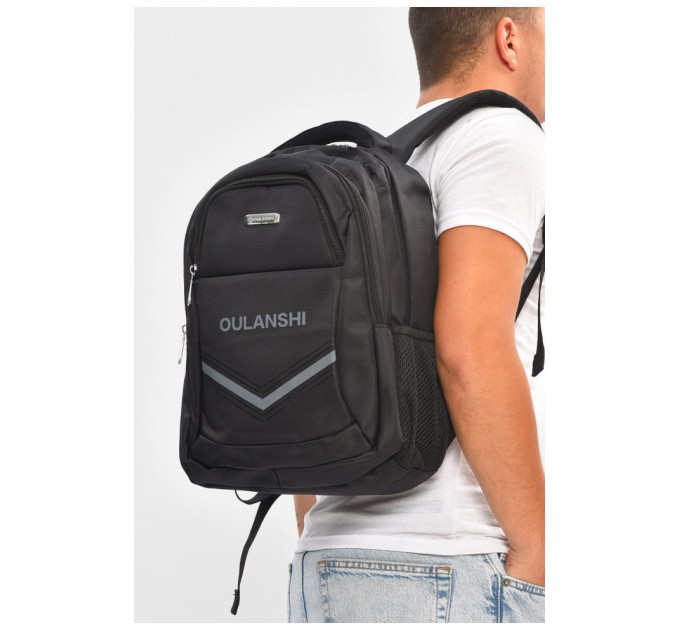 Рюкзак чоловічий чорного кольору 205157L