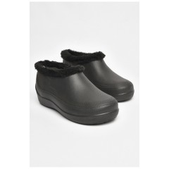 Галоши мужские на меху черного цвета 205163L