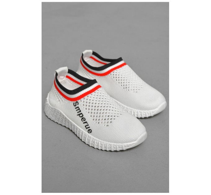 Кросівки дитячі білого кольору 205405L