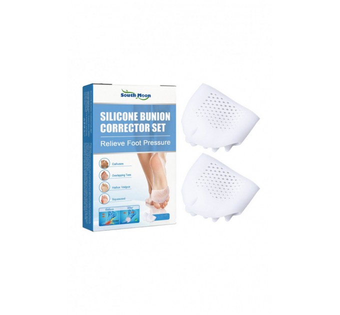 Накладка протектор для стопы силиконовая с разделителем для пальцев (2шт) 205611L