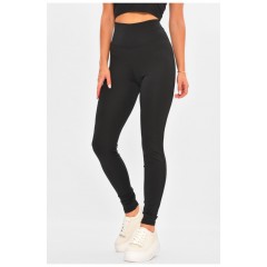 Лосини жіночі однотонні чорного кольору 205690L