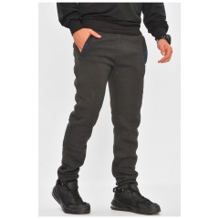 Спортивні штани чоловічі на флісі темно-сірого кольору 205884L