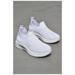 Кросівки дитячі текстильні білого кольору 206145L Кросівки дитячі текстильні білого кольору 206145L