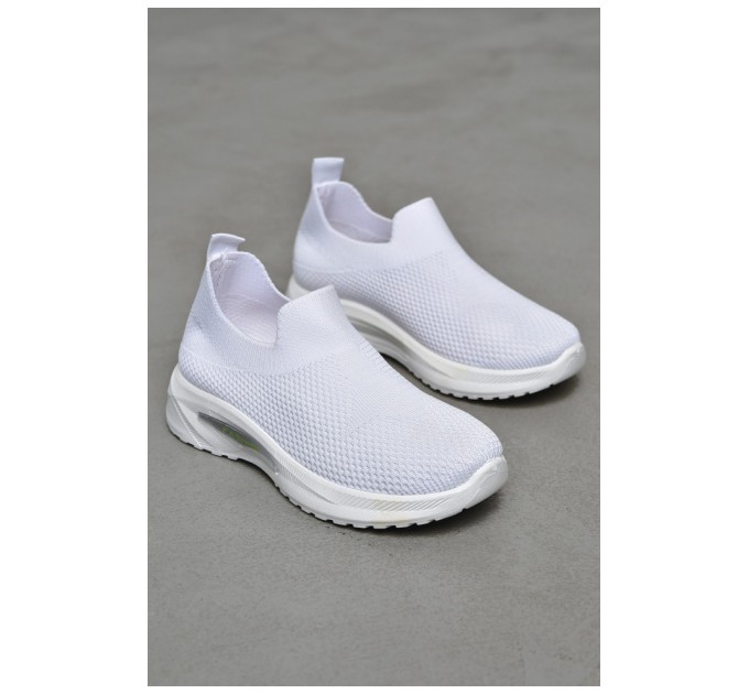 Кросівки дитячі текстильні білого кольору 206145L