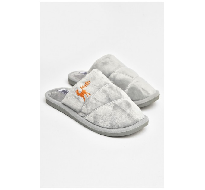 Тапочки комнатные мужские серого цвета 206369L