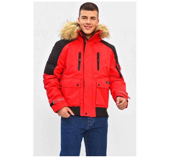 Куртка чоловіча єврозима червоного кольору 206401L