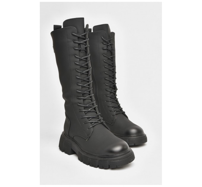 Демисезонные сапоги детские девочка черного цвета 206428L