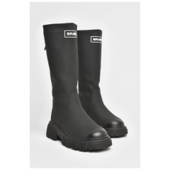 Чоботи демісезонні дитячі дівчинка чорного кольору 206439L