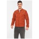Бомбер чоловічий теракотовий замшевий 153600L
