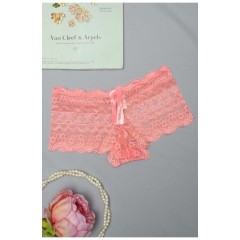 Труси жіночі гіпюрові коралового кольору 154952L